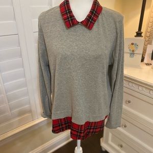 J. Crew Tartan sweater